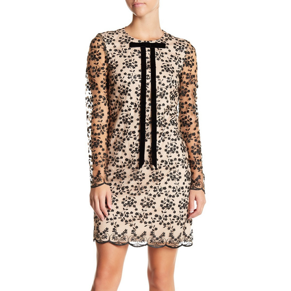 Betsey Johnson Dresses & Skirts - ❌SOLD❌betsey johnson tie neck lace shift dress S/M